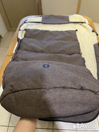 Конверт зимний шерстяной (для новорождённых)