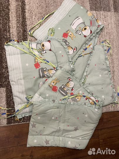 Бортики в кроватку