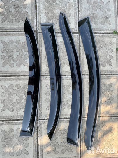 Дефлекторы окон на kia rio 2 рестайлинг