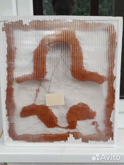 Трилистник из гипса