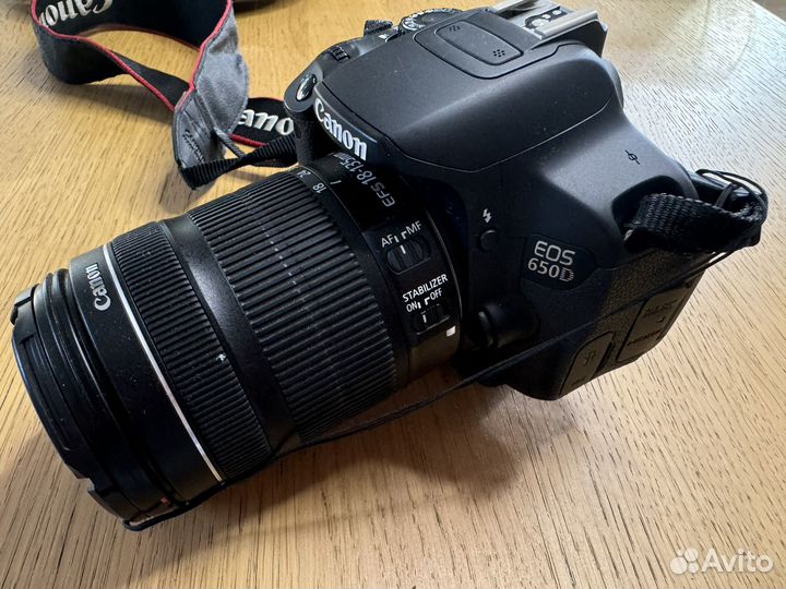 Фотоаппарат canon eos 650d объектив еf-S 18-135 mm