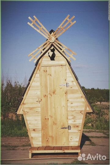Уличный туалет домик с установкой лчи 252
