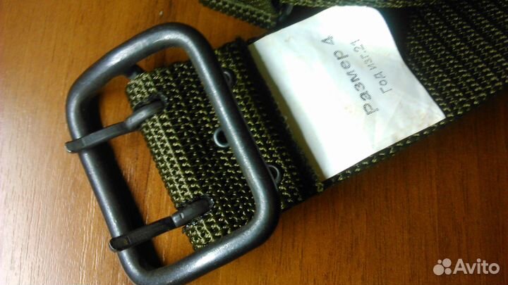 Ремень армейский вкпо оливковый размер 4,новый