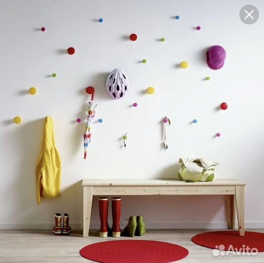 Набор самоклеющихся крючков IKEA