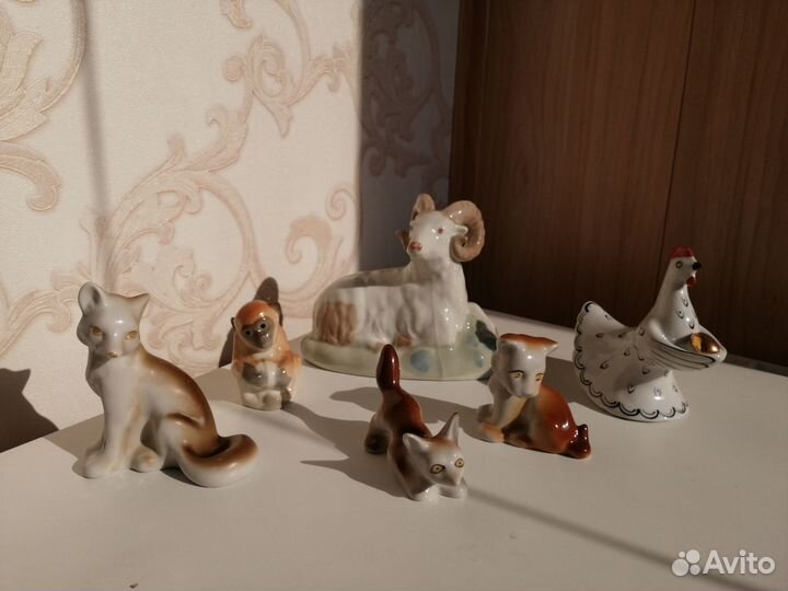 Архар баран Городница фарфоровая статуэтка СССР