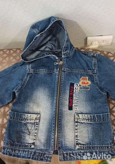 Джинсовые куртки для мальчика 98 и 110