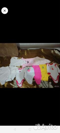 Вещи пакетом на девочку 68-74