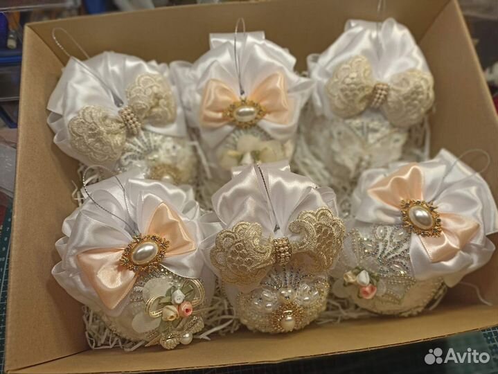 Новогодние украшения игрушки на елку шарик