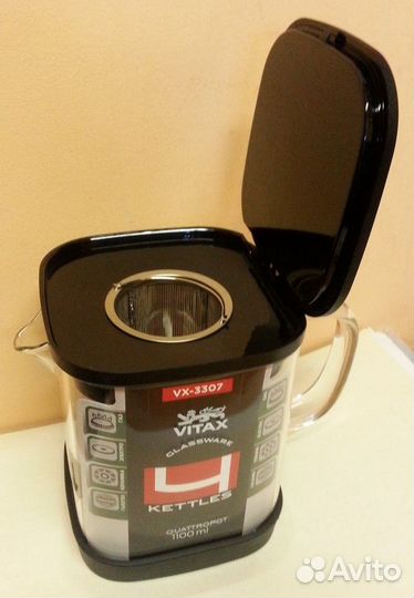 Чайник заварочный стеклянный Vitax 3307