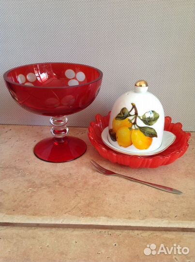 Вазочка на ножке, лимонница