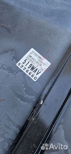 Бампер задний Паджеро 4(клык левый)