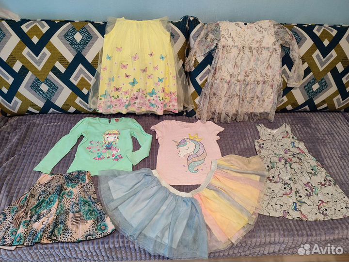 Вещи пакетом на девочку 104-110