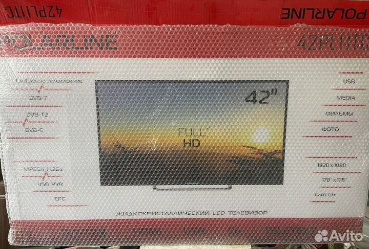 Телевизор polarline 42