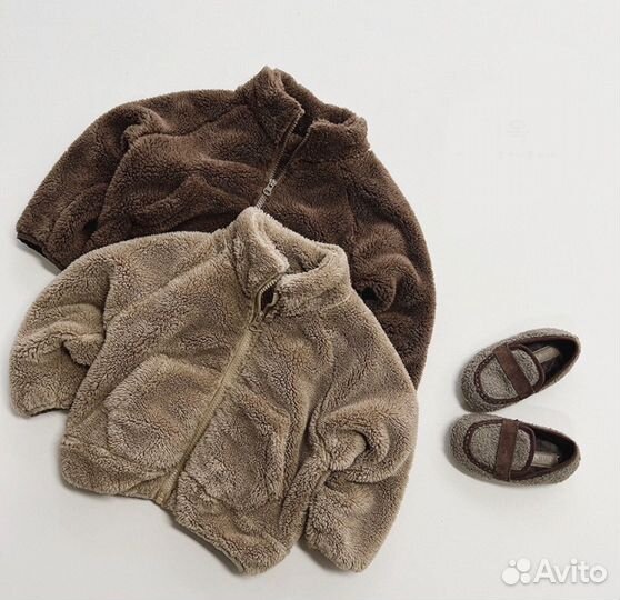 Куртка тедди детская унисекс 98 104 110