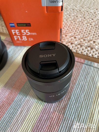 Обьектив sony zeiss FE 55mm f1.8