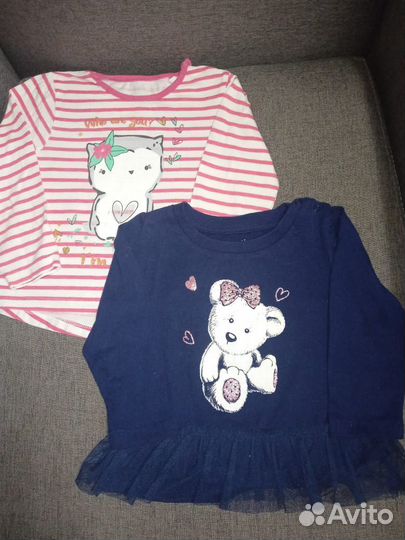Вещи пакетом для девочки 80 86
