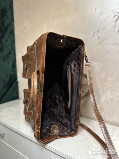 Саквояж кожаный мужской