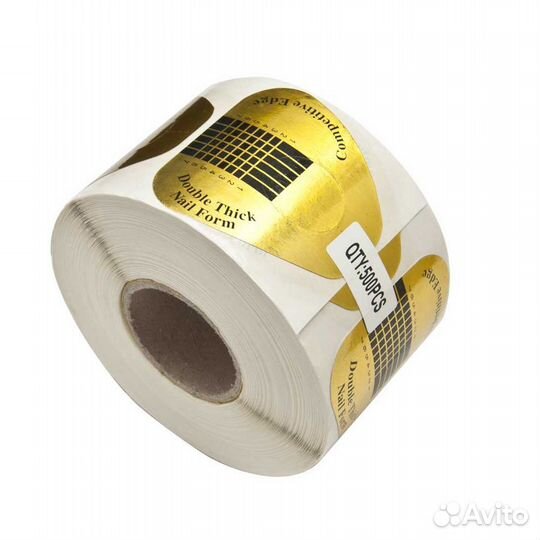 Формы для наращивания ногтей широкие 500шт