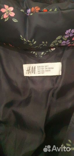 Утепленная куртка для девочки H&M