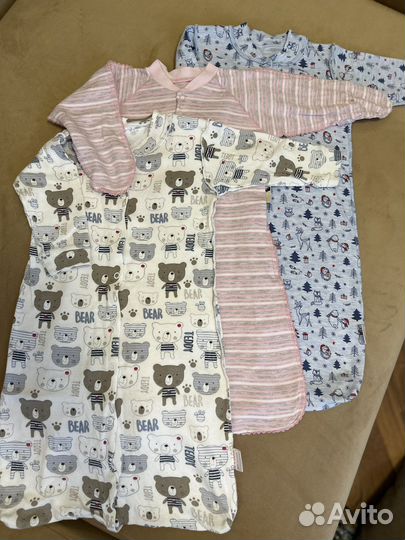 Кокон для новорожденных и комбинезоны