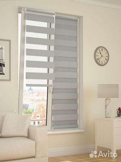 Рулонные шторы день ночь, юни, мини, жалюзи