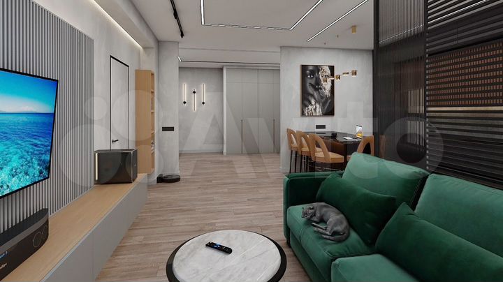 3-к. квартира, 102 м², 6/21 эт.