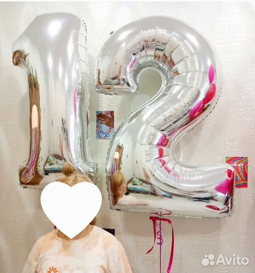 Воздушные шары цифры