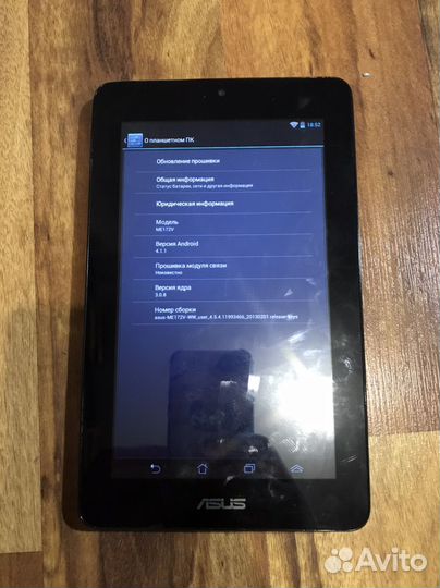 Планшет asus