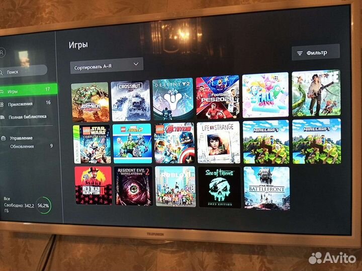 Xbox One S 1tb с играми