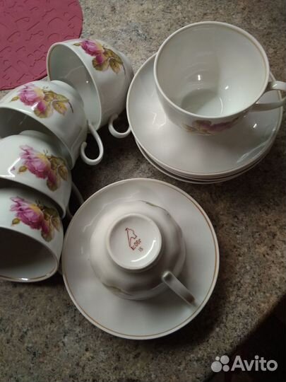 Чайный Дулёвский сервиз