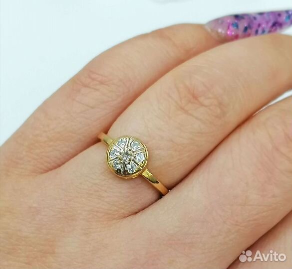 Золотое кольцо 585 Юб