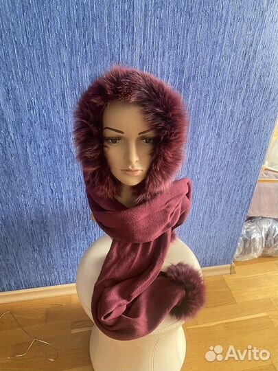 Берет норковый