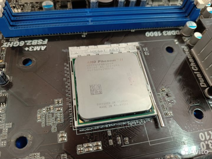 Мат. плата 960GM-S3 FX/AMD Phenom II X4 965