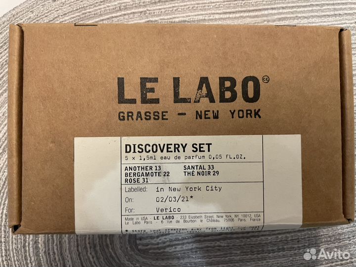 Парфюмерия LE labo духи оригинал