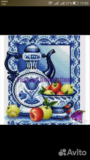Алмазная мозаика (алмазная вышивка) натюрморт