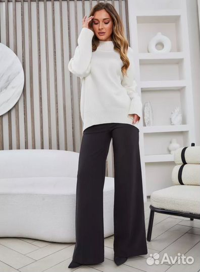 Свитер белый женский шерсть кашемир