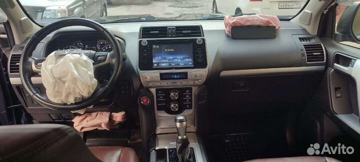Toyota Land Cruiser Prado 2.8 AT, 2019, битый, 84 000 км