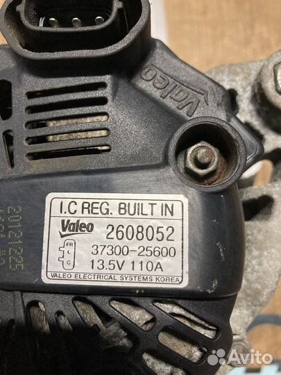 Генератор 37300-25600 Хендай IX35, Тюксон G4KD