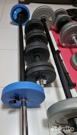 Штанга и гантели