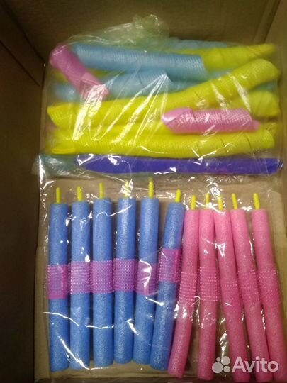 Бигуди и расческа