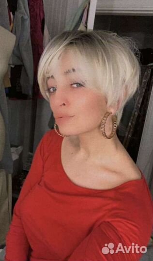 Парик блонд омбре короткий. Новый, классный