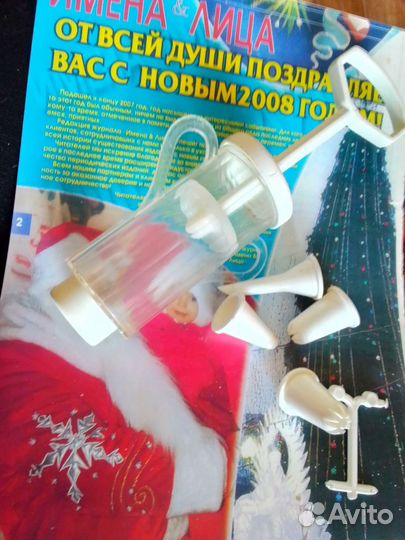 Шприц для тортов и 4 насадки