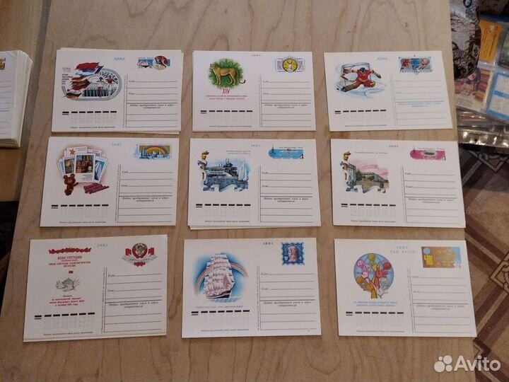 Конверты карточки СССР