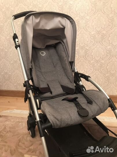 Коляска bugaboo bee 5 серый меланж