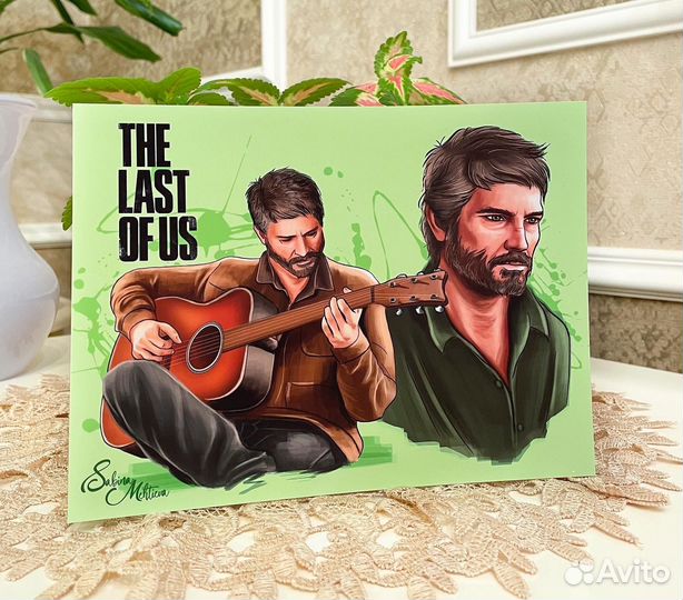 Джоэл the last of us Арт фотопечать