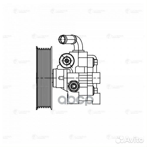 Насос гур ам Toyota Land Cruiser Prado (02)