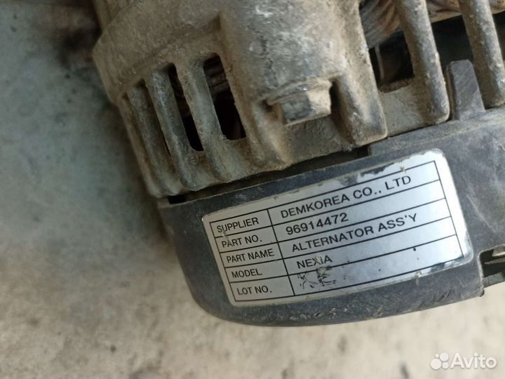 Генератор daewoo nexia n150