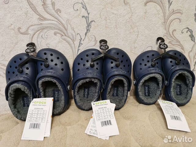 Новые утепленные сабо Crocs С6, С7 и С8