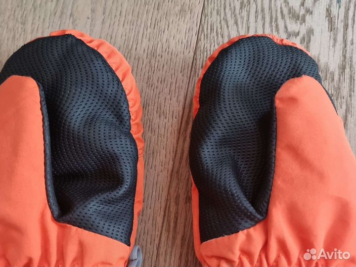 Оранжевые зимние варежки Hofler 4-6 лет