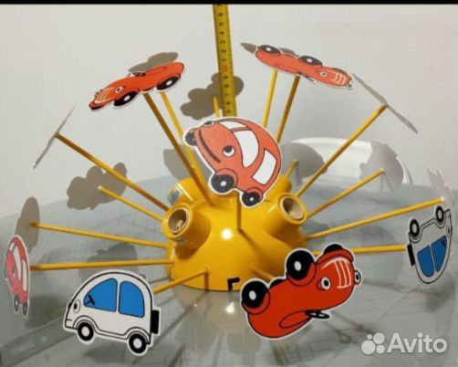 Люстра детская (машинки)